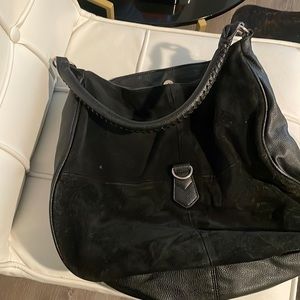 H&M Suede and Leather Satchel Bag